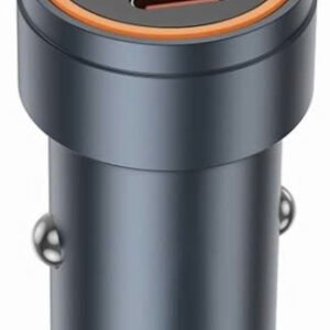 30W Car Charger (USB-C PD + USB-A QC, 12V-24V)