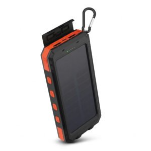 10,000mAh Fast Charge Solar Power Bank with 20W USB-C PD