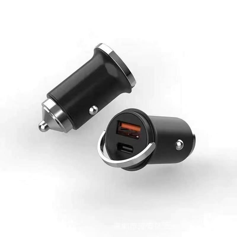 Mini Flush-Fit Dual-Port Car Charger